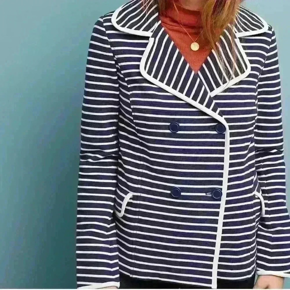 Anthropology striped jacket small - Picture 2 of 10
